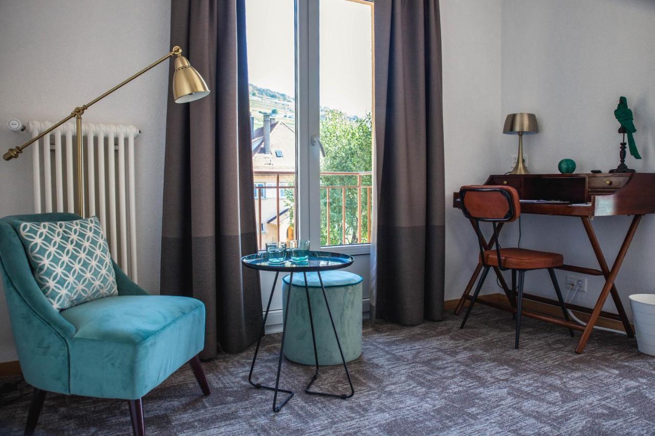 Auberge de Rivaz Buitenkant foto